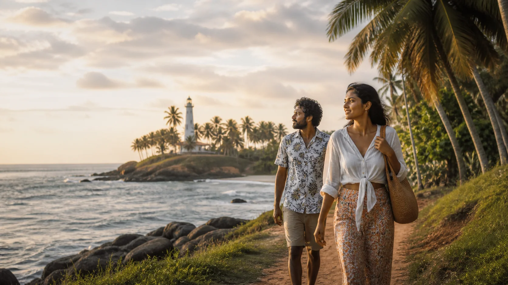 Sri Lankan woman and man experiencing Island Stories in Sri Lanka