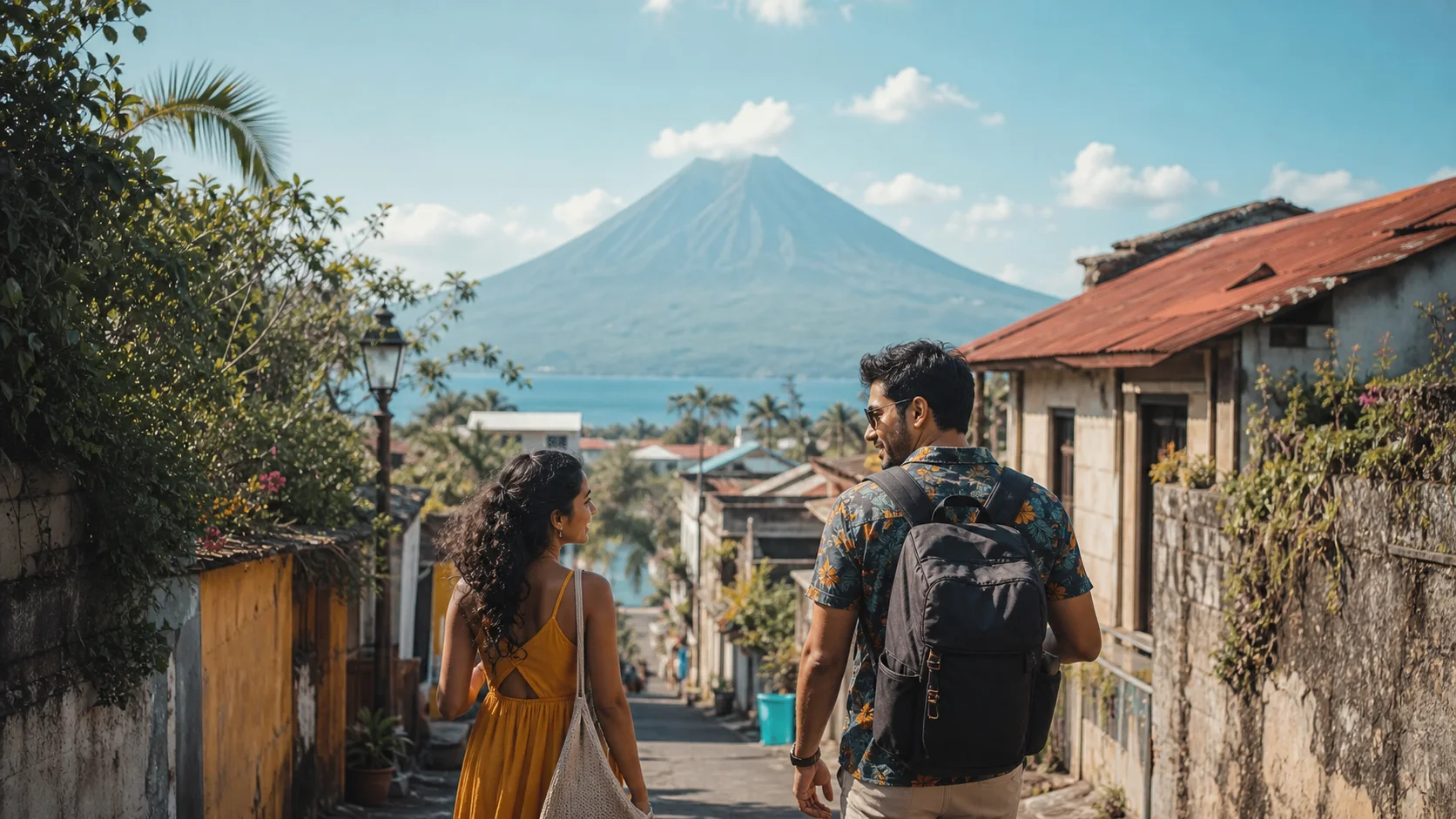 Sri Lankan woman and man experiencing Philippines Social in Philippines
