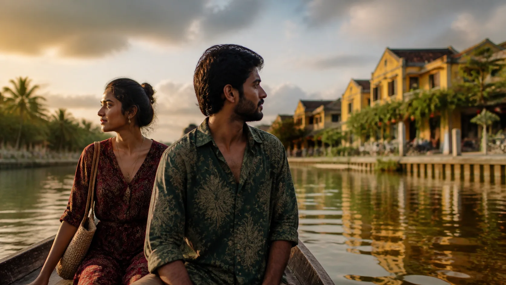 Sri Lankan woman and man experiencing Saigon Stories in Vietnam